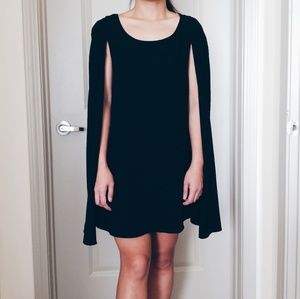 Cape Dress (black)